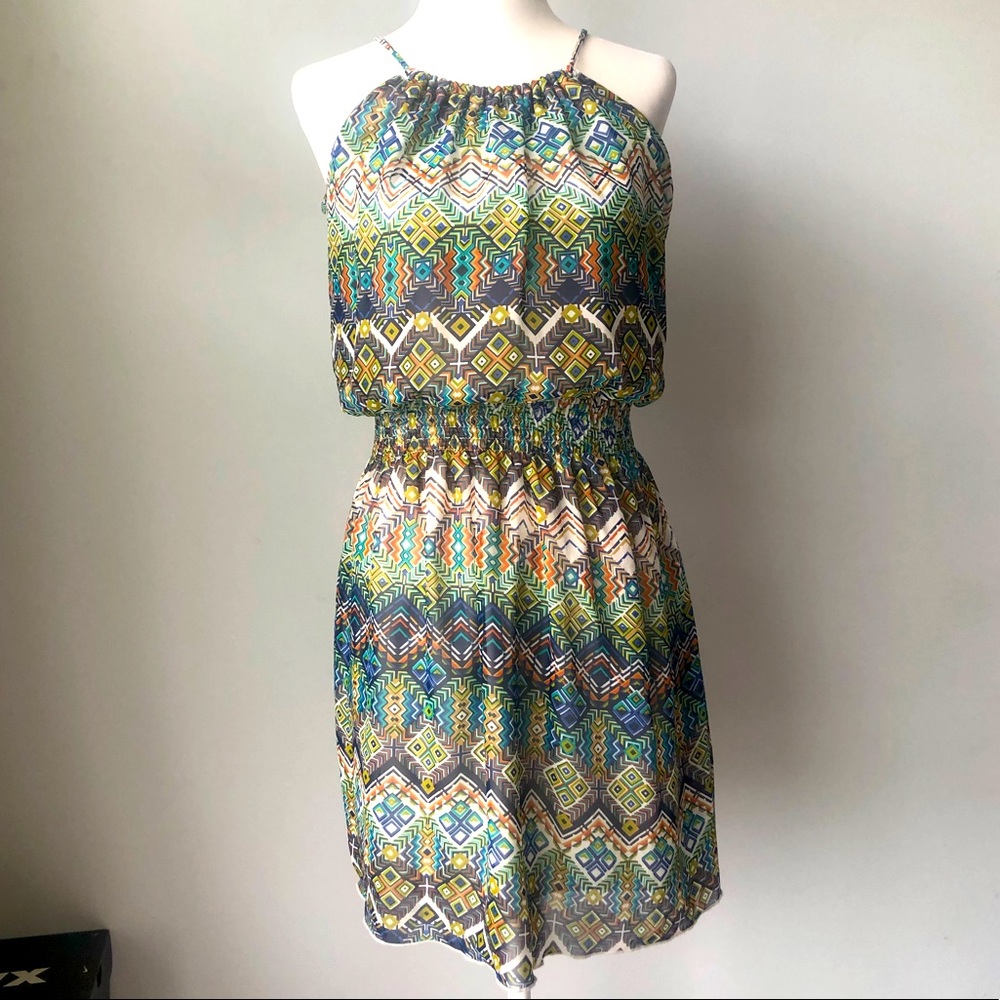 Sweet Storm elastic waist summer dress . Size S